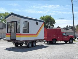 Prefab store dog wash